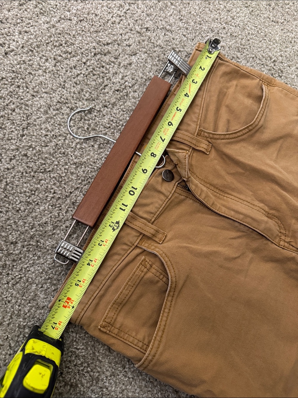 Carhartt Tan Hickory Relaxed Fit Slim Work Pants - Picture 9 of 12